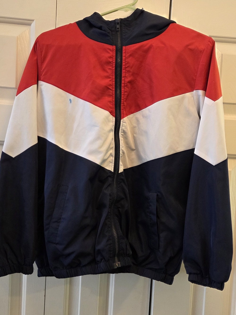 Zaful Wide Line Colorblock Jacket